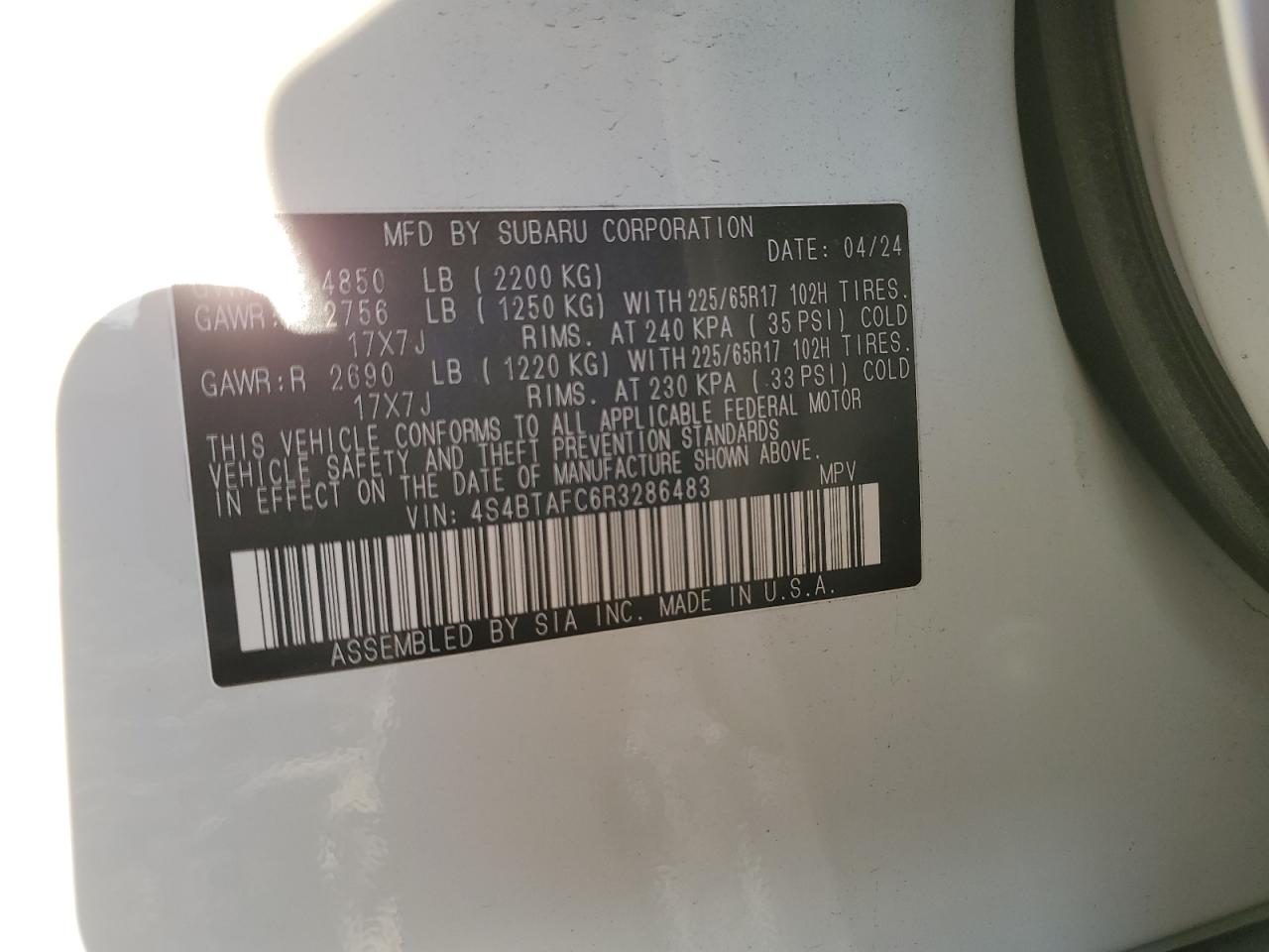 2024 Subaru Outback - Image 15