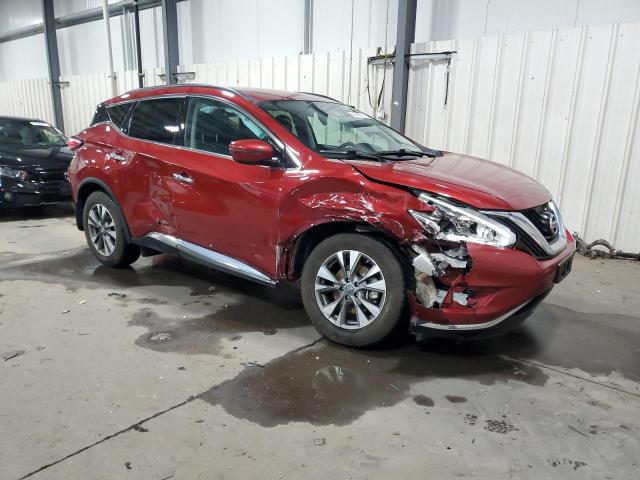  NISSAN MURANO 2017 Red