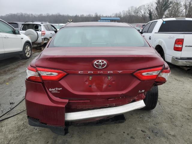  TOYOTA CAMRY 2018 Czerwony