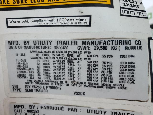 2023 UTILITY VS2DX  