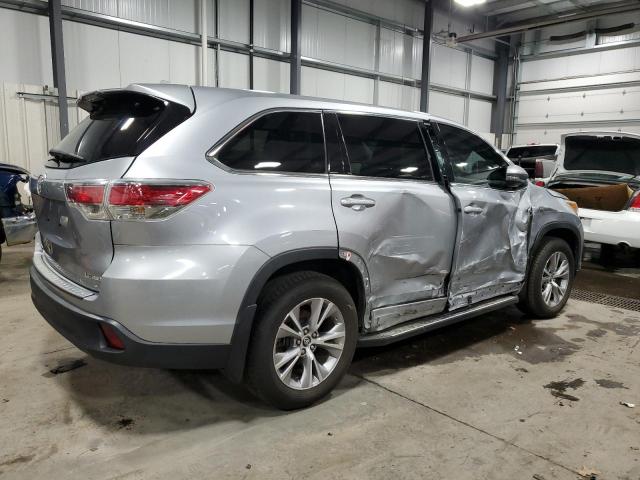  TOYOTA HIGHLANDER 2016 Silver