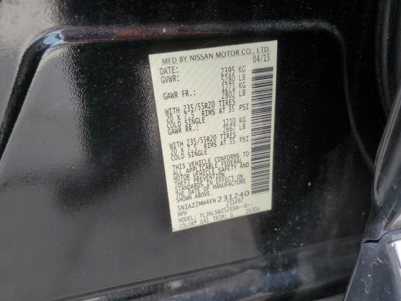 2015 Nissan Murano - Image 14