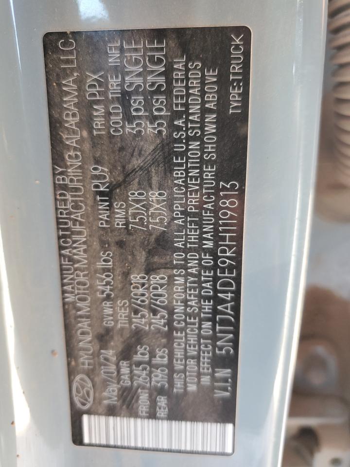 2024 Hyundai Santa Cruz Se VIN: 5NTJA4DE9RH119813 Lot: 82811204
