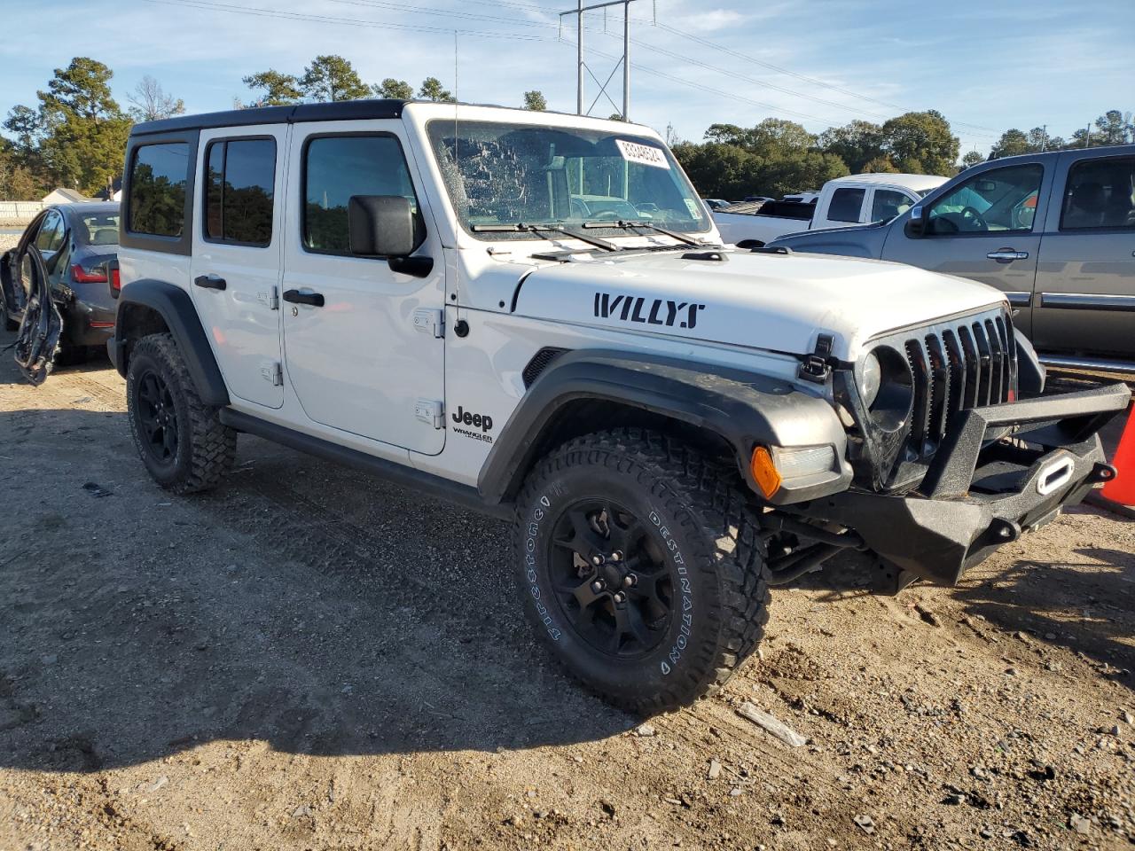 VIN 1C4HJXDN4MW669423 2021 JEEP WRANGLER no.4