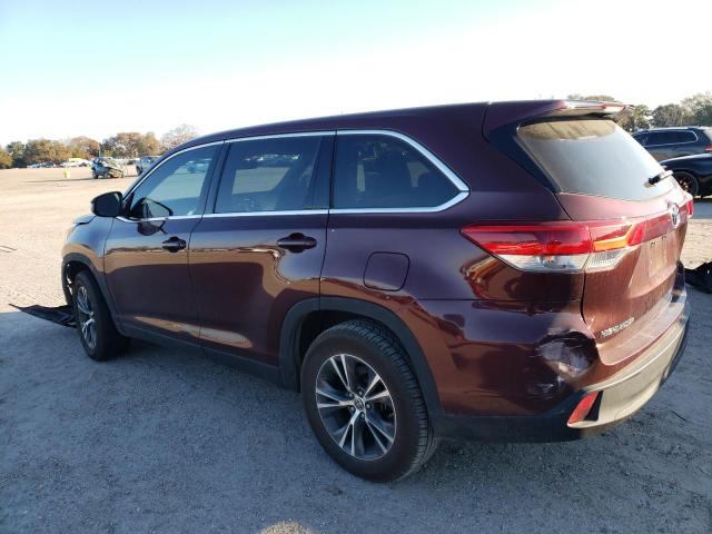 TOYOTA HIGHLANDER 2019 Бургунди