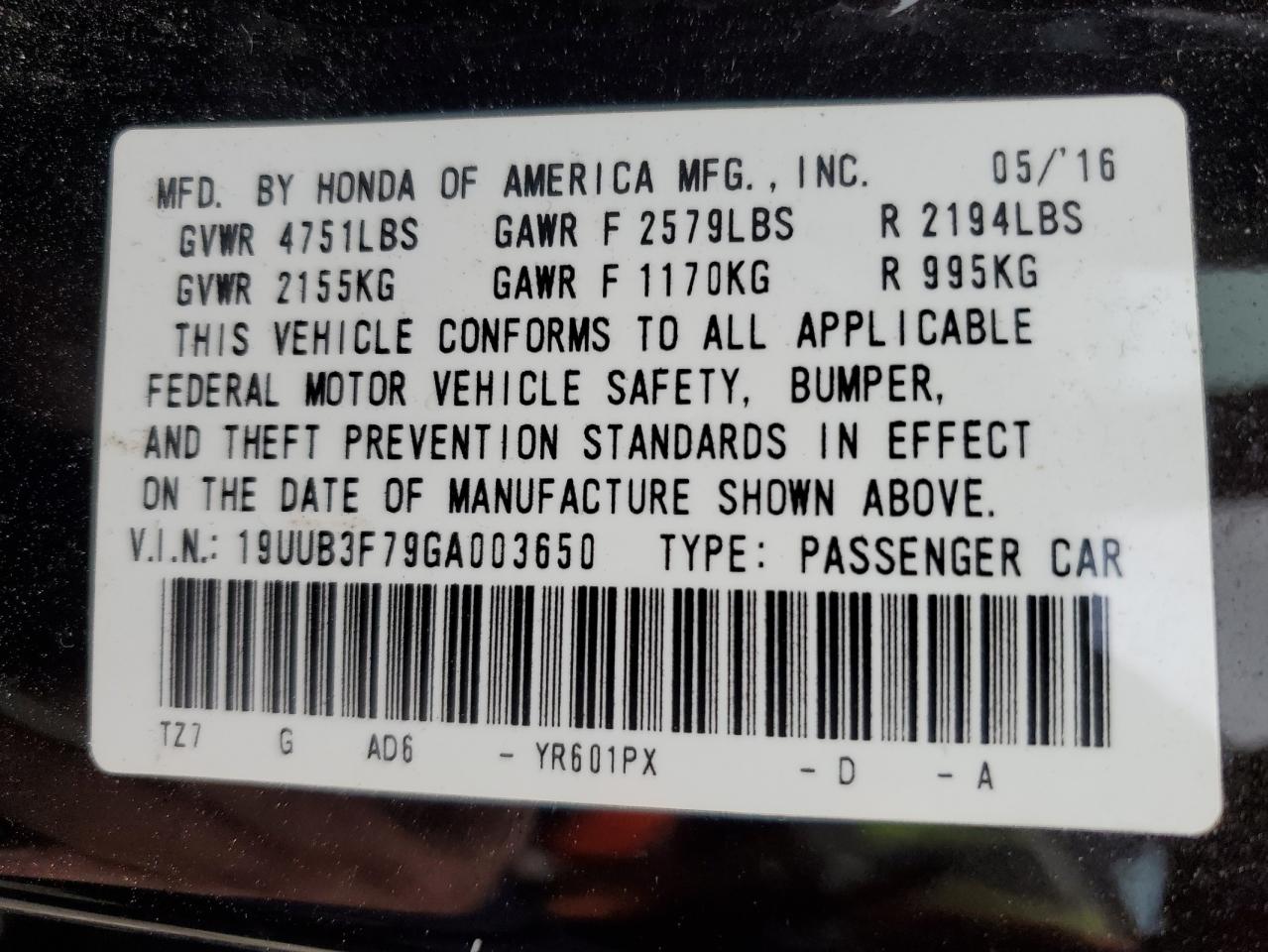 2016 Acura TLX - Image 13