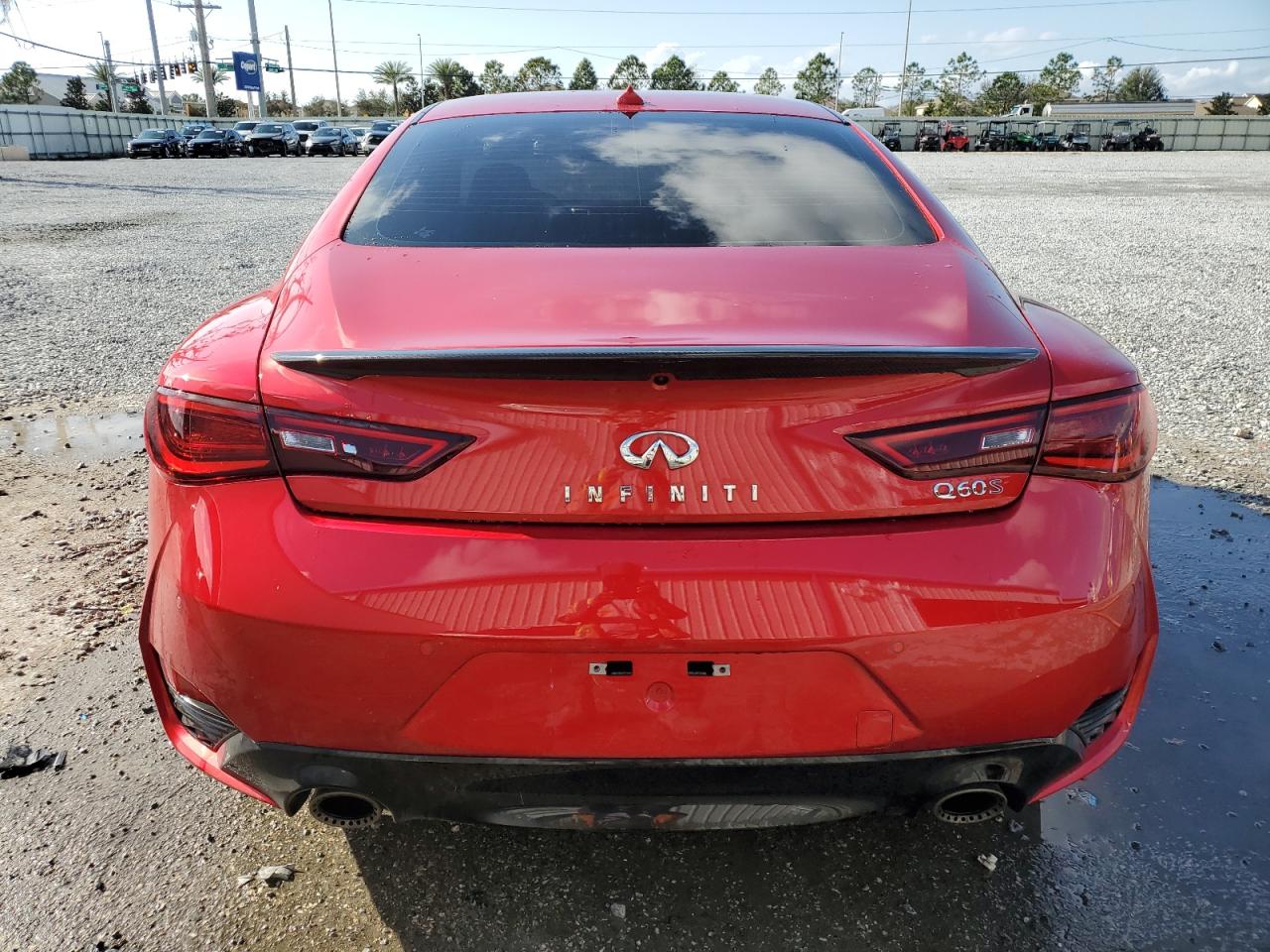 2020 Infiniti Q60 Red Sport 400 VIN: JN1FV7EK4LM400383 Lot: 87031234