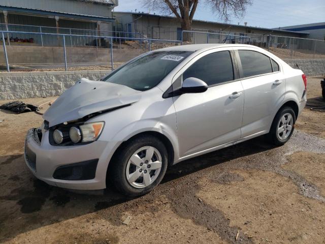  CHEVROLET SONIC 2013 Silver