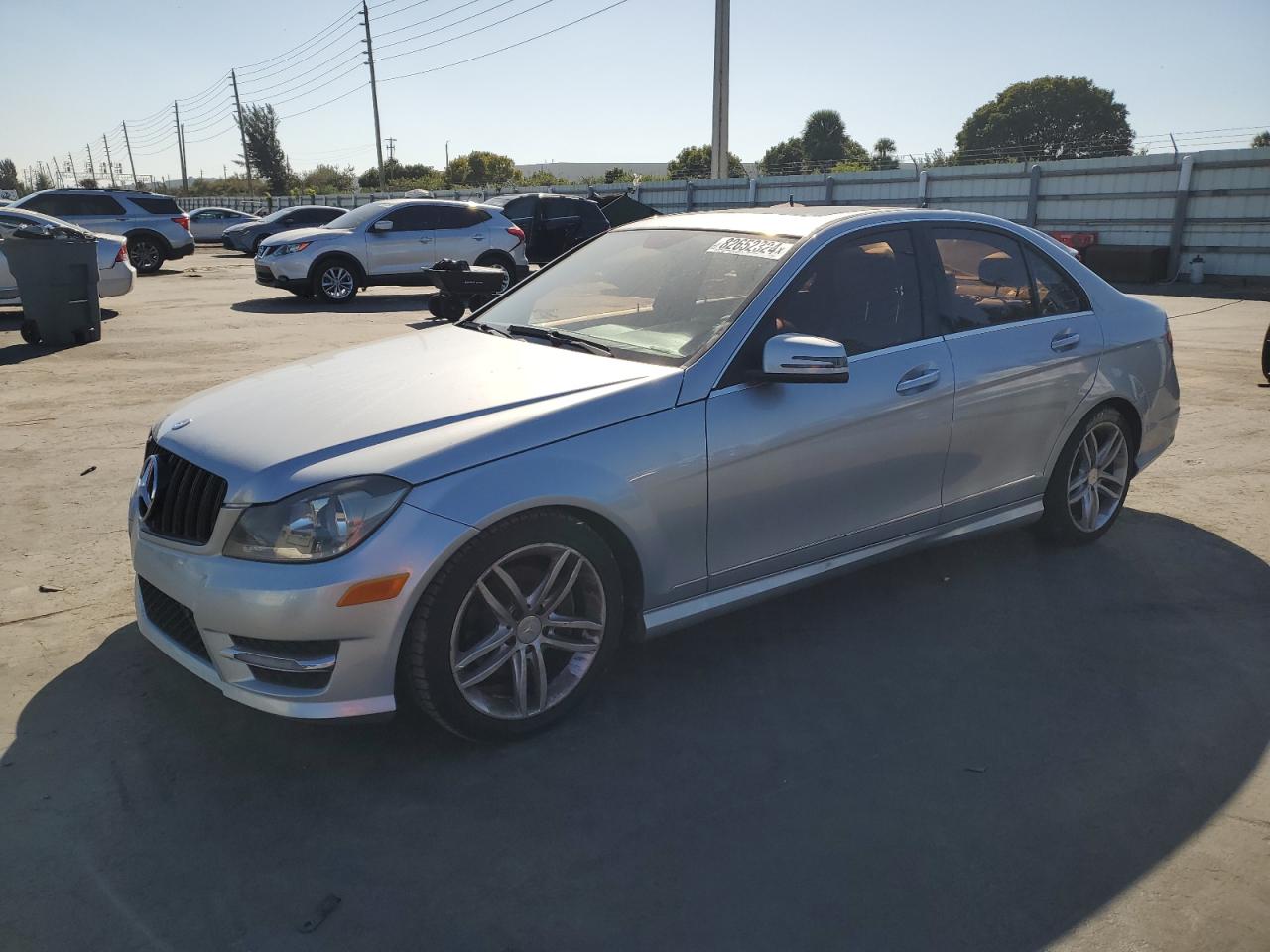 VIN WDDGF4HB7DA782443 2013 MERCEDES-BENZ C-CLASS no.1