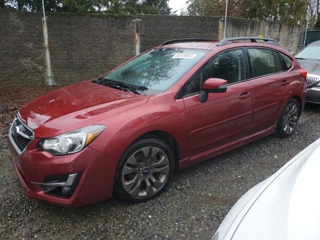 Кроссоверы SUBARU IMPREZA 2015 Красный