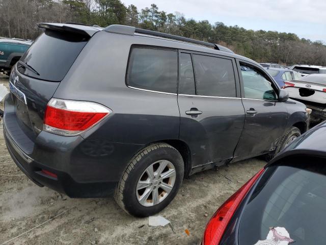  TOYOTA HIGHLANDER 2012 Сірий