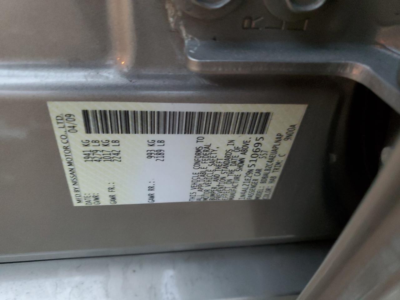 2009 Nissan Altima - Image 13