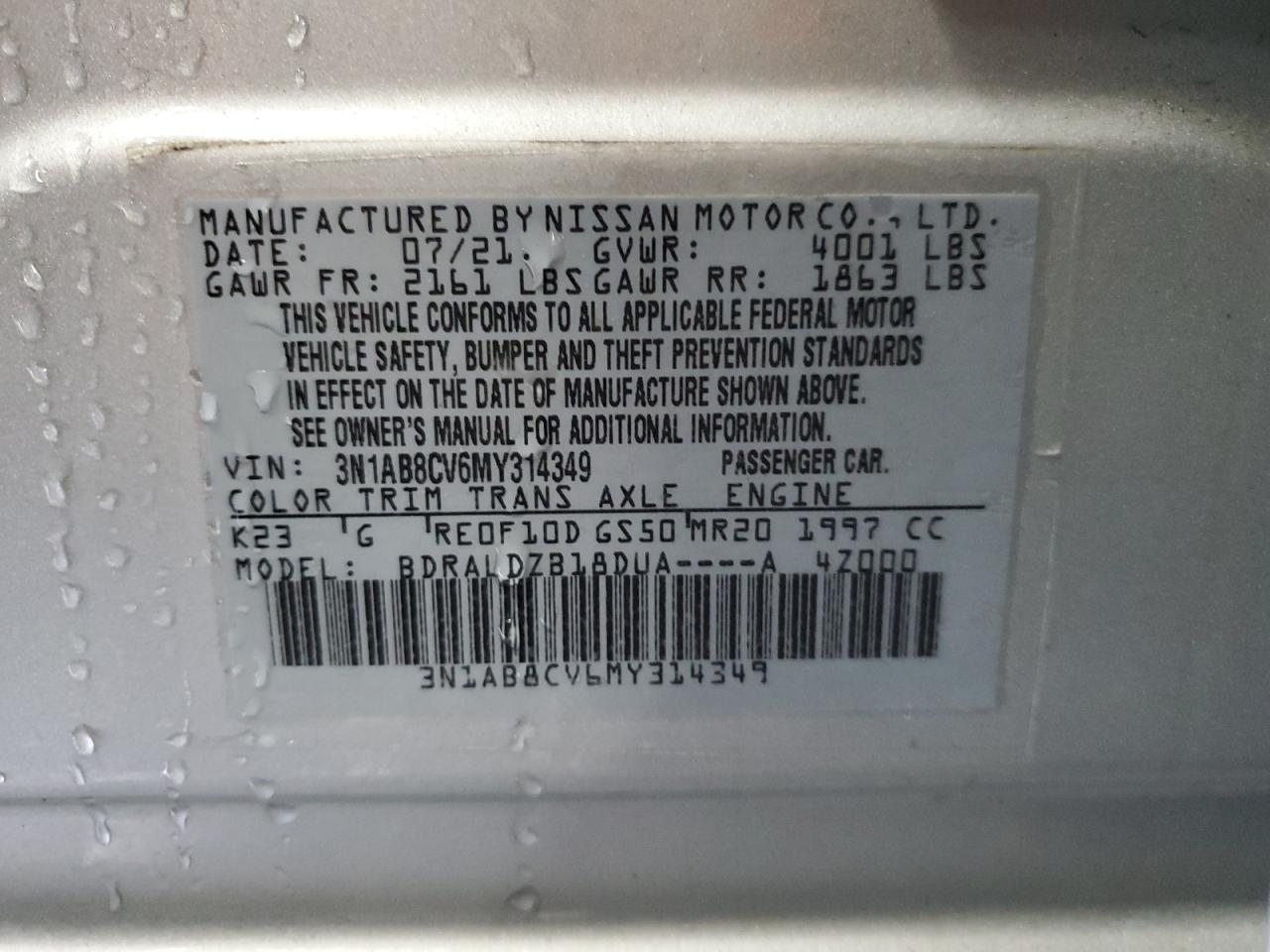 2021 Nissan Sentra - Image 13
