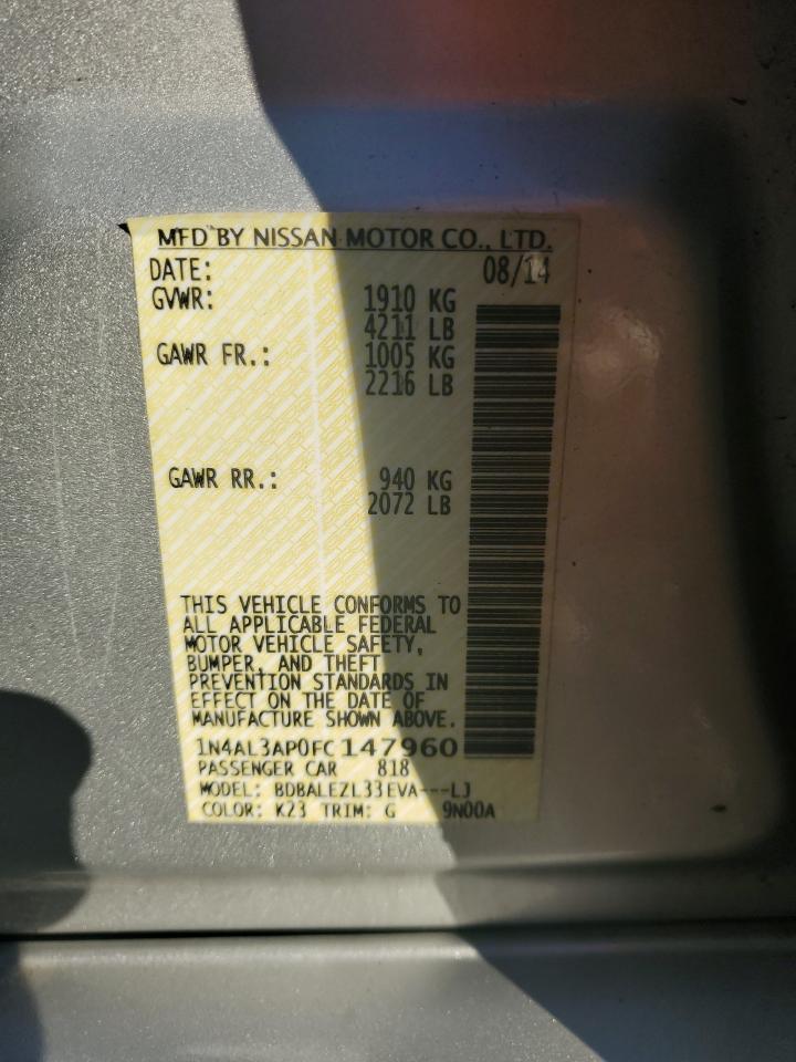 1N4AL3AP0FC147960 2015 NISSAN ALTIMA - Image 14