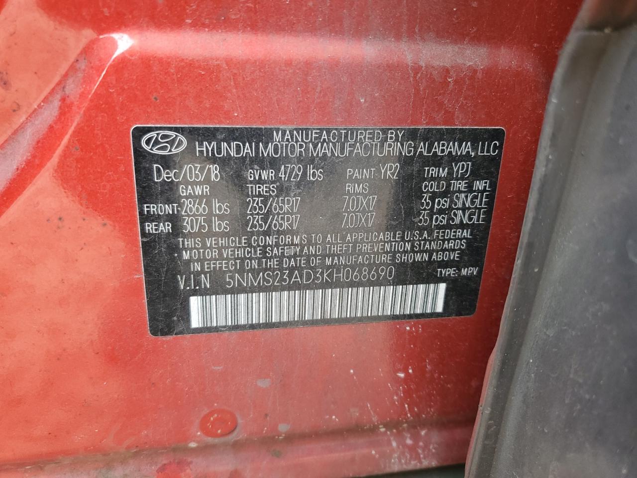 2019 Hyundai Santa Fe - Image 14