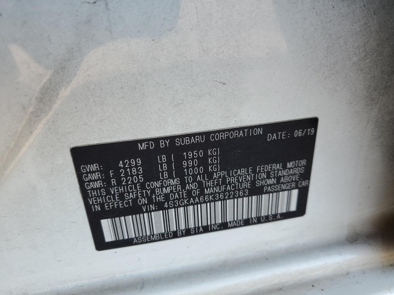 2019 Subaru Impreza - Image 12