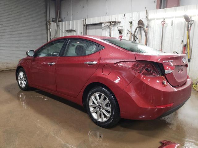  HYUNDAI ELANTRA 2015 Red