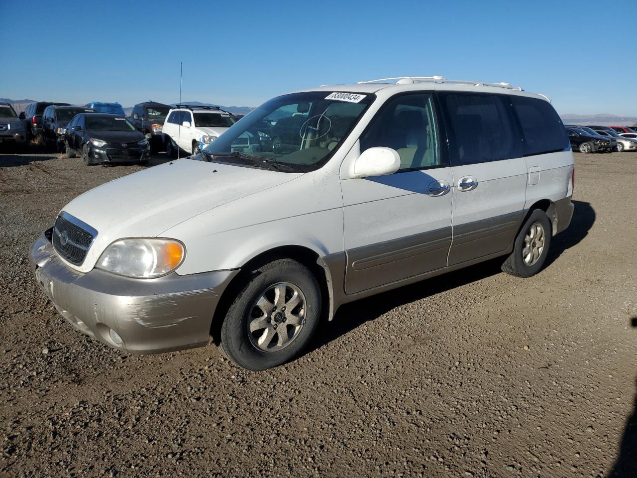 2005 Kia Sedona Ex VIN: KNDUP132756691449 Lot: 83000434