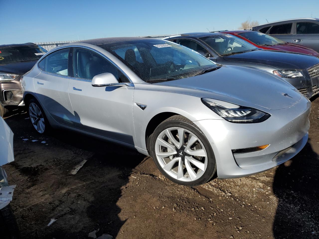 VIN 5YJ3E1EA8JF060956 2018 TESLA MODEL 3 no.4