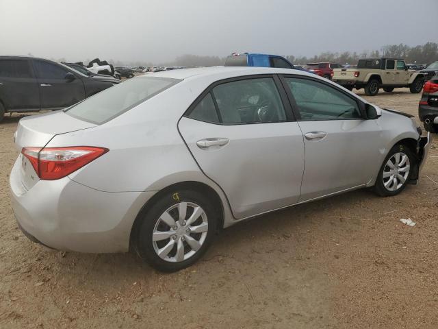  TOYOTA COROLLA 2015 Silver