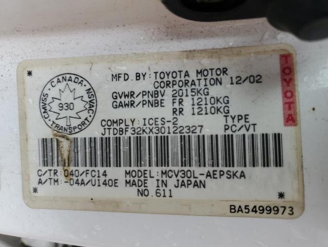 2003 TOYOTA CAMRY LE