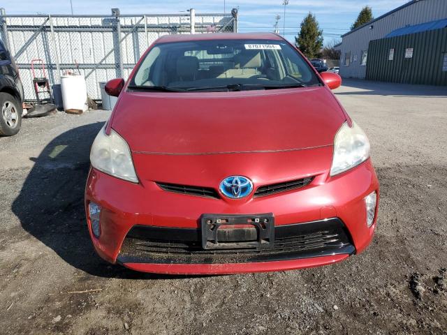  TOYOTA PRIUS 2012 Red