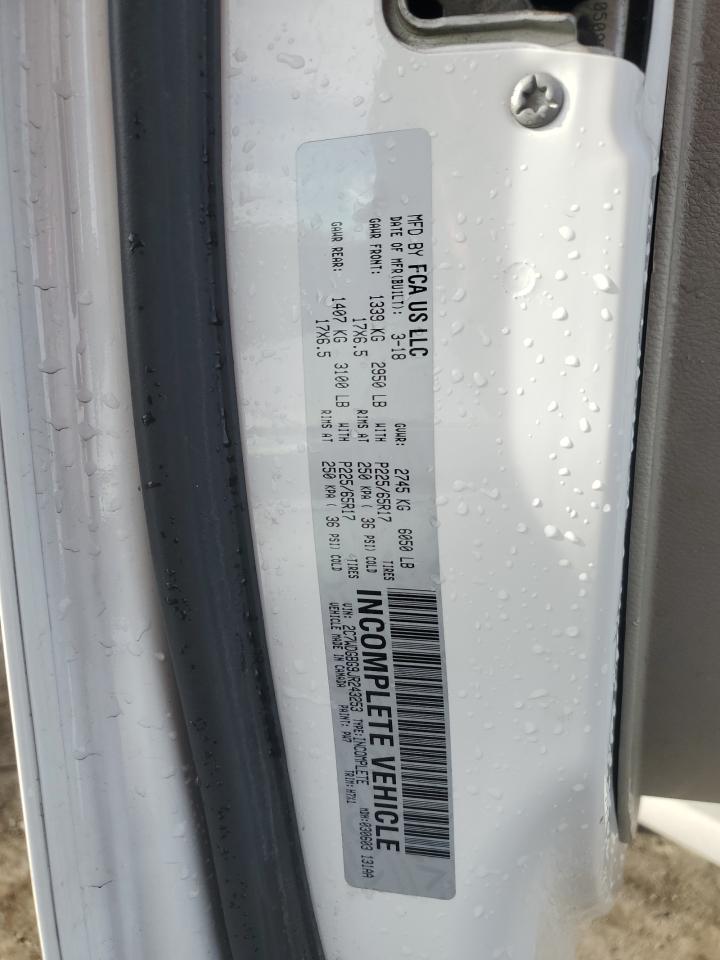 2018 Dodge Grand Caravan Se VIN: 2C7WDGBG9JR243253 Lot: 86628384