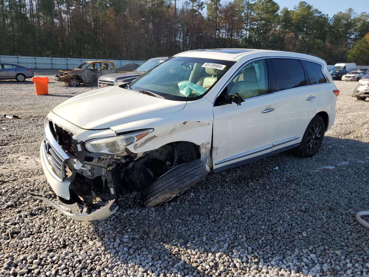 2013 Infiniti Jx35    продається в Loganville, GA - Front End
