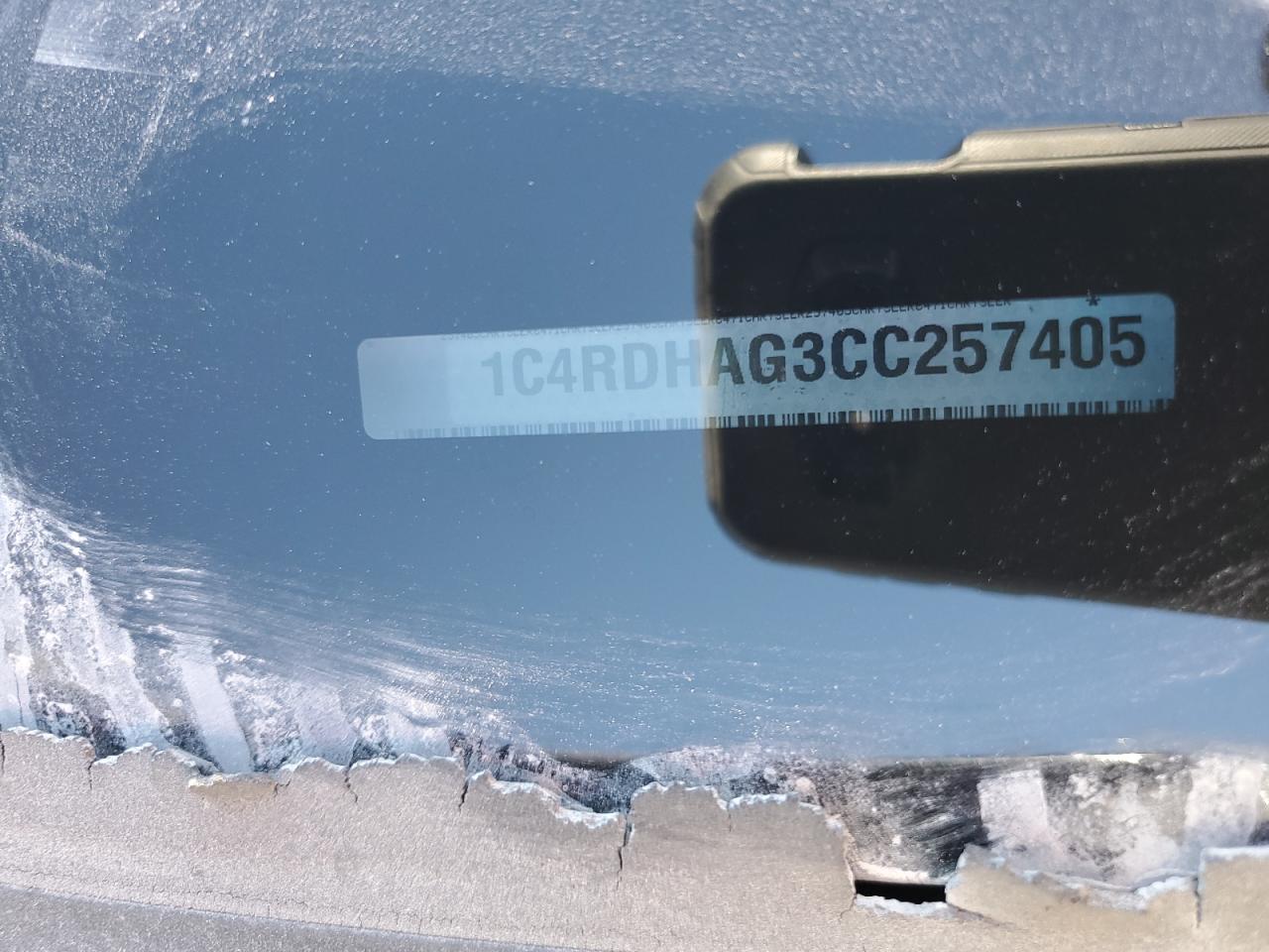 2012 Dodge Durango Sxt VIN: 1C4RDHAG3CC257405 Lot: 84411074