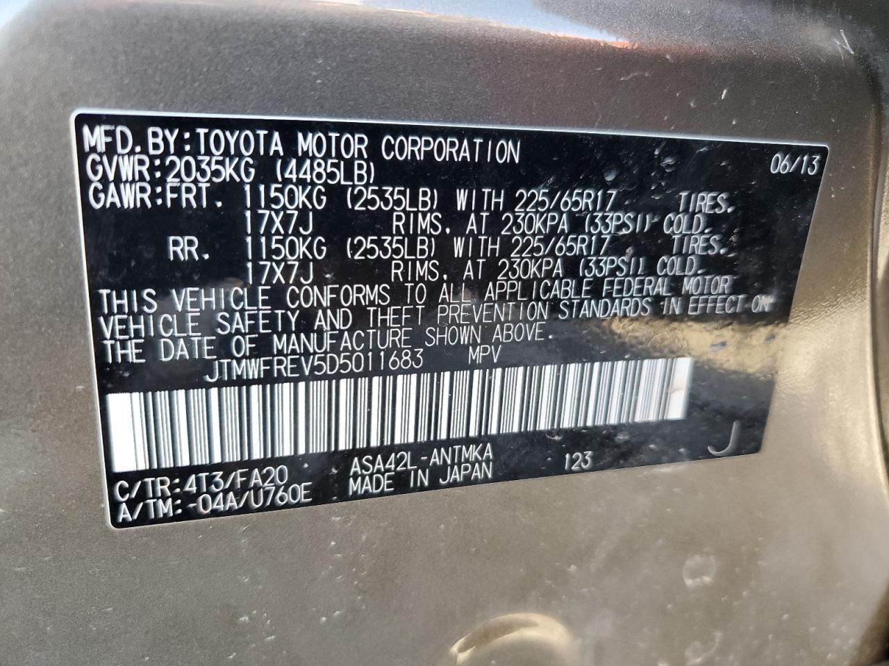 2013 Toyota RAV 4 - Image 12