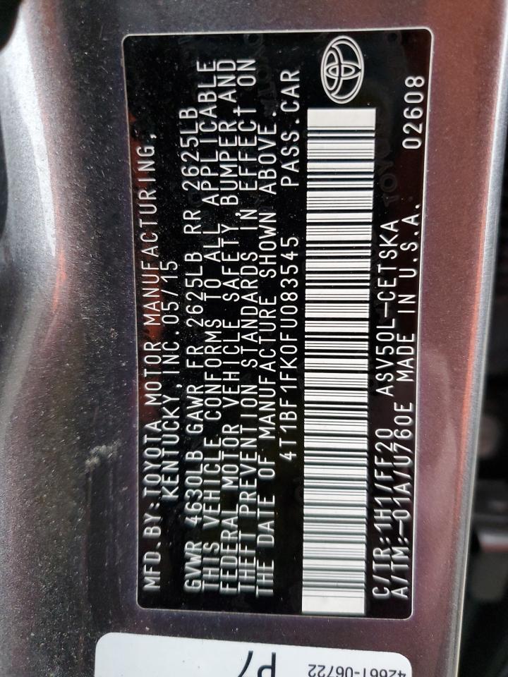 2015 Toyota Camry - Image 15