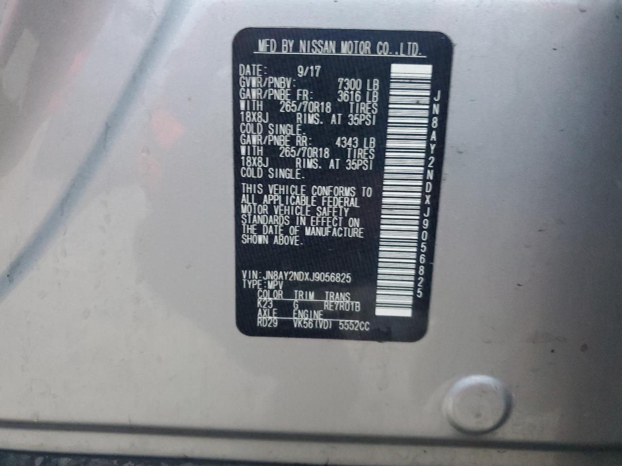 2018 Nissan Armada - Image 13