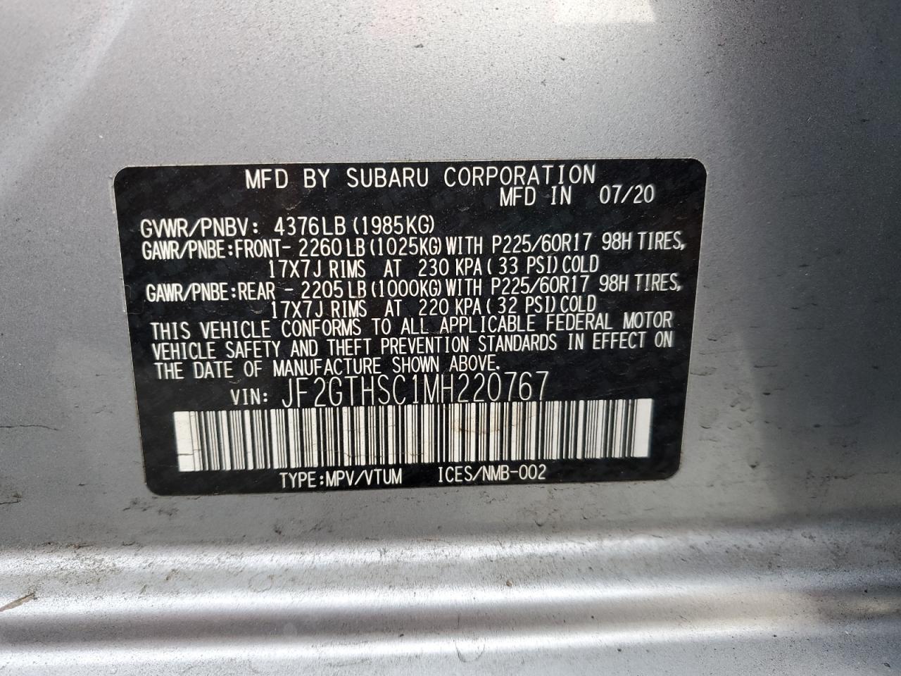 2021 Subaru XV - Image 12