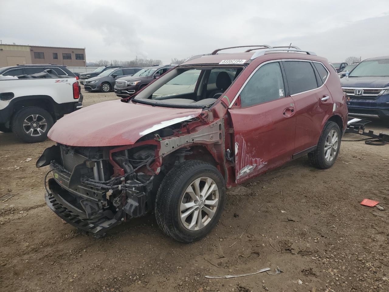 VIN KNMAT2MV6GP709532 2016 NISSAN ROGUE no.1