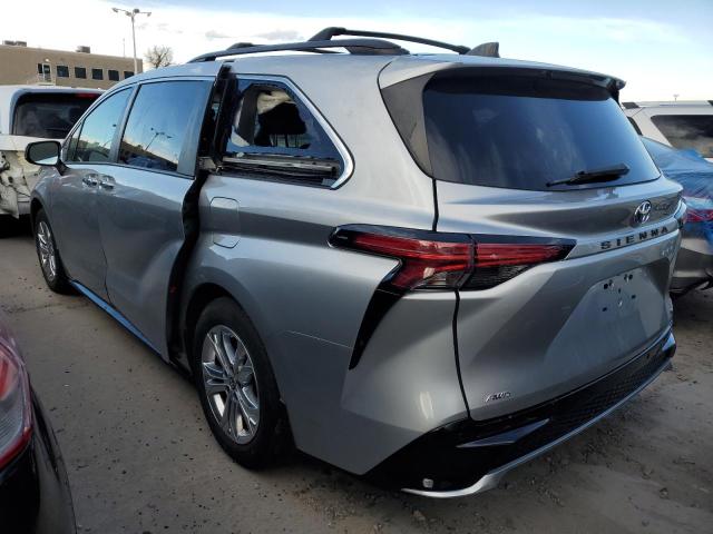  TOYOTA SIENNA 2022 Сріблястий