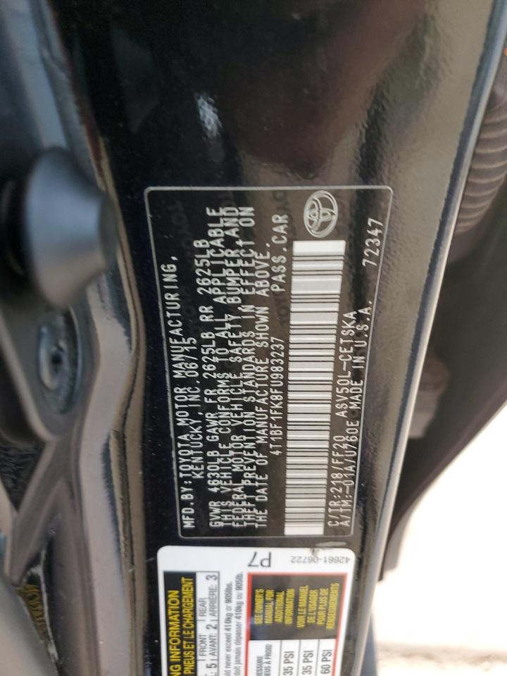 VIN 4T1BF1FK8FU983237 2015 TOYOTA CAMRY no.12