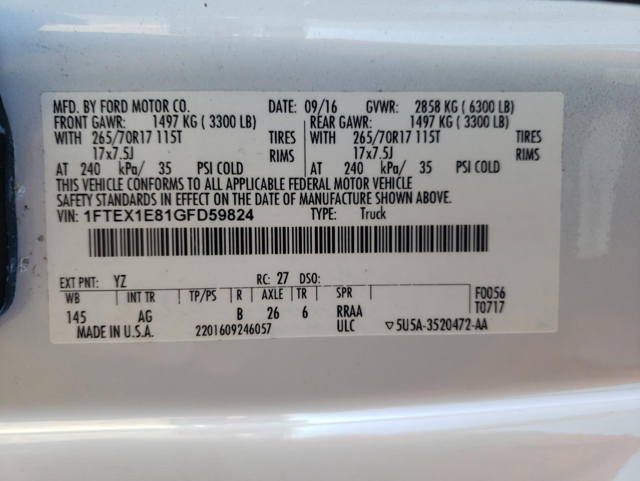 2016 Ford F-150 - Image 15