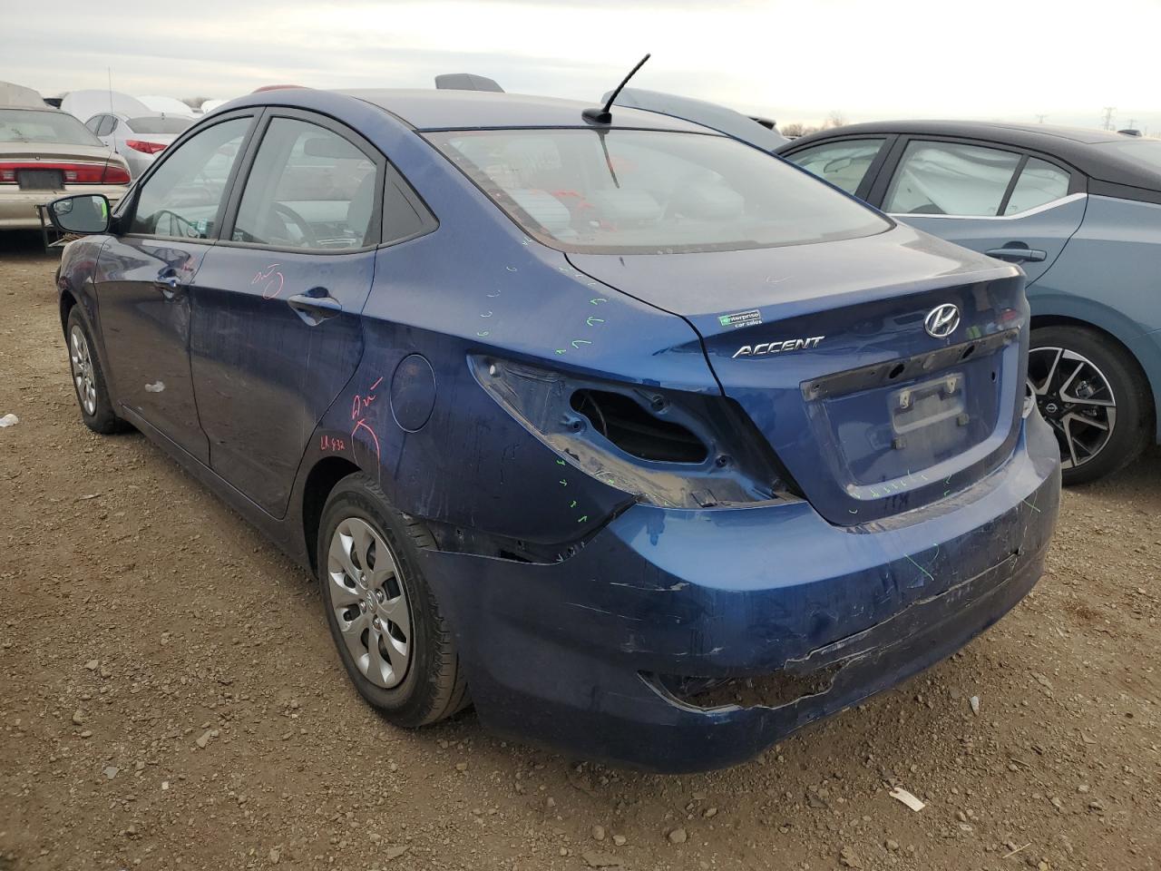 VIN KMHCT4AE5FU880034 2015 HYUNDAI ACCENT no.2