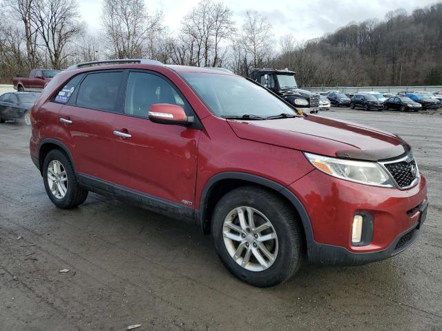  KIA SORENTO 2015 Czerwony