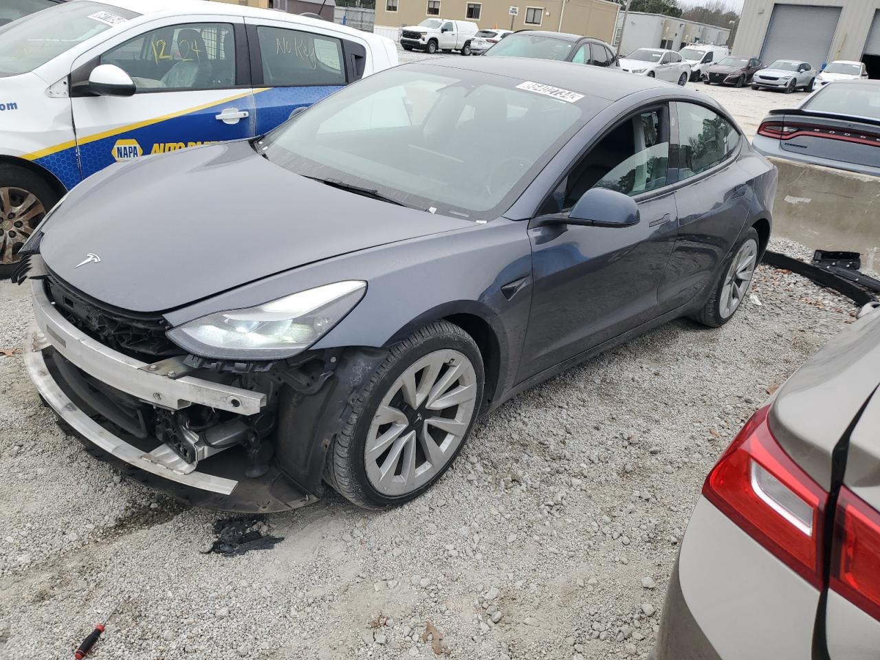 VIN 5YJ3E1EA0NF369083 2022 TESLA MODEL 3 no.1