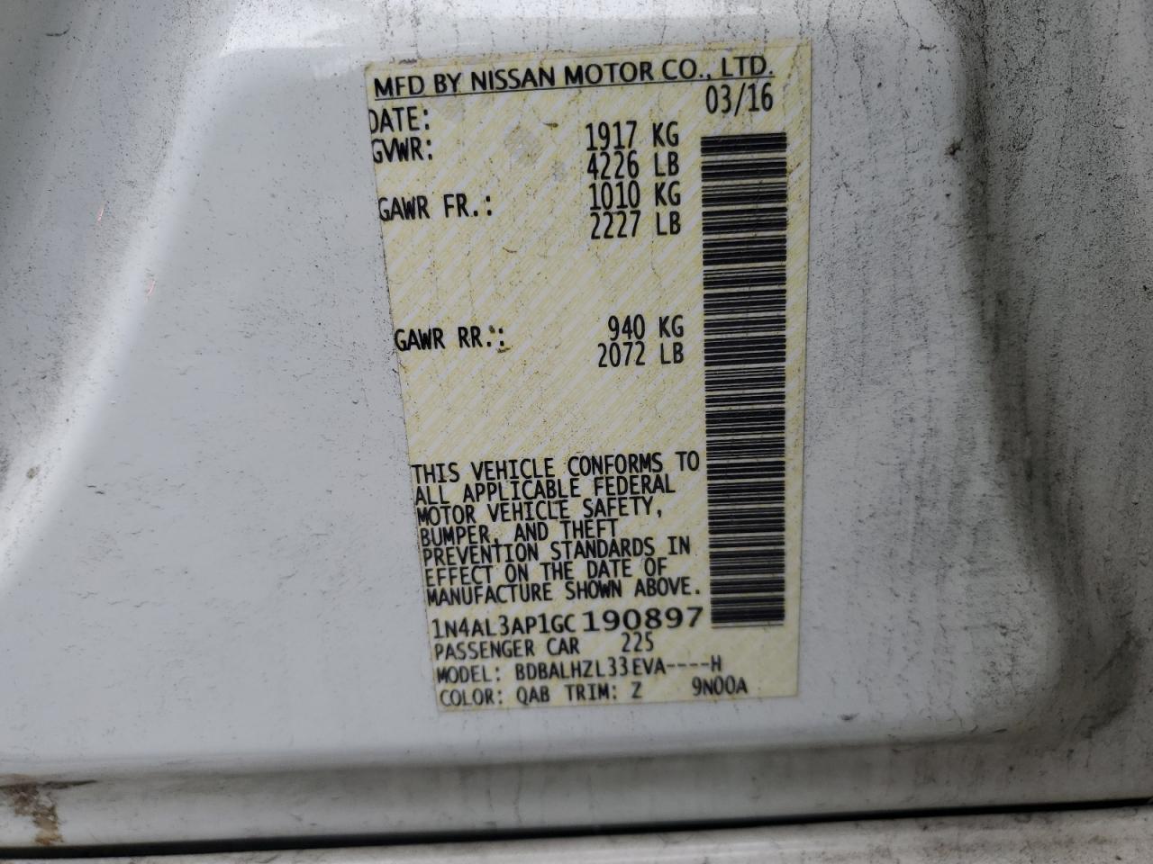 2016 Nissan Altima - Image 14