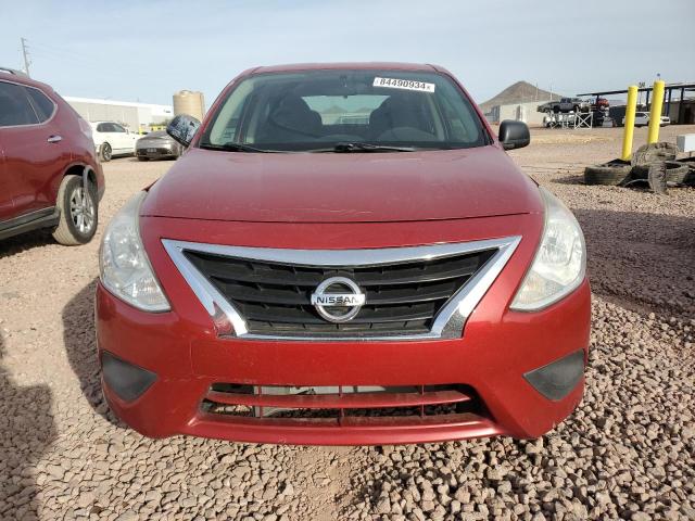 Sedans NISSAN VERSA 2015 Red