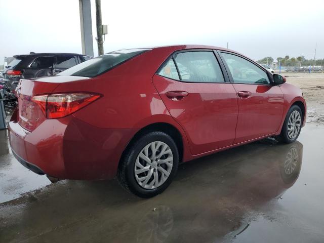  TOYOTA COROLLA 2017 Red