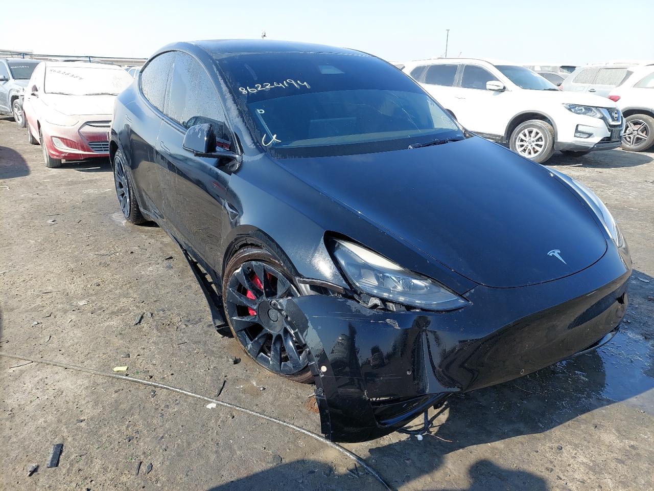 LRWYGCEK7NC238375 - 2022 TESL MODEL Y - #86224194
