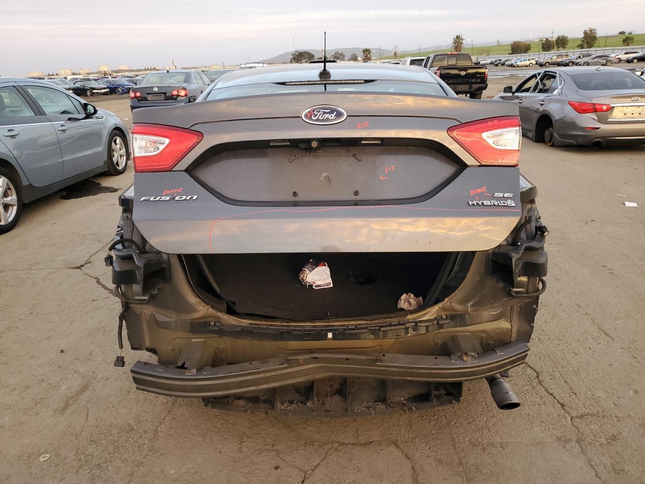 VIN 3FA6P0LU1FR151352 2015 FORD FUSION no.6