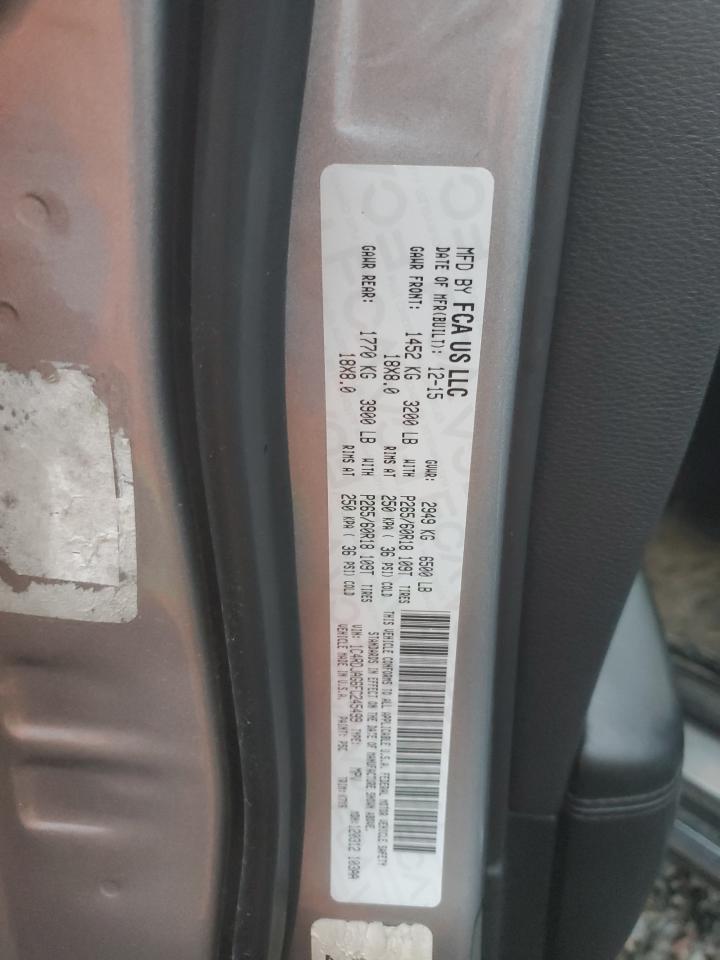 2015 Dodge Durango Sxt VIN: 1C4RDJAG6FC245499 Lot: 85417064