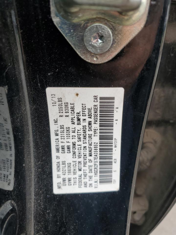 VIN 1HGCR2F57EA058952 2014 HONDA ACCORD no.13