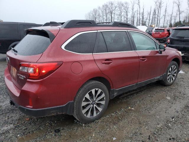  SUBARU OUTBACK 2017 Czerwony