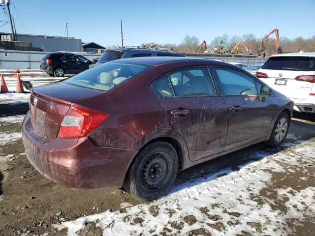  HONDA CIVIC 2012 Bordowy