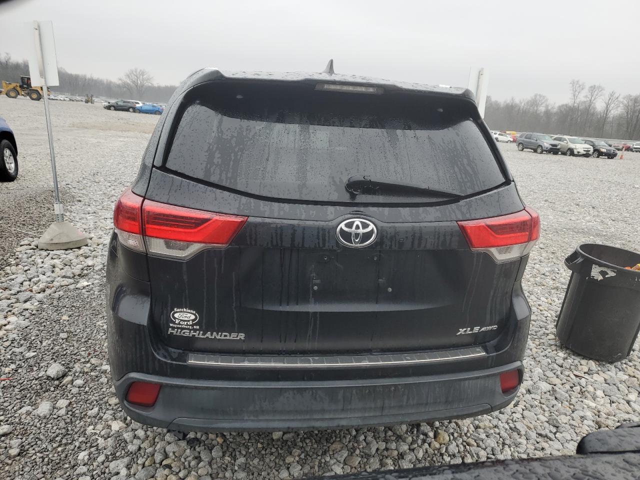 VIN 5TDJZRFH6KS594556 2019 TOYOTA HIGHLANDER no.6